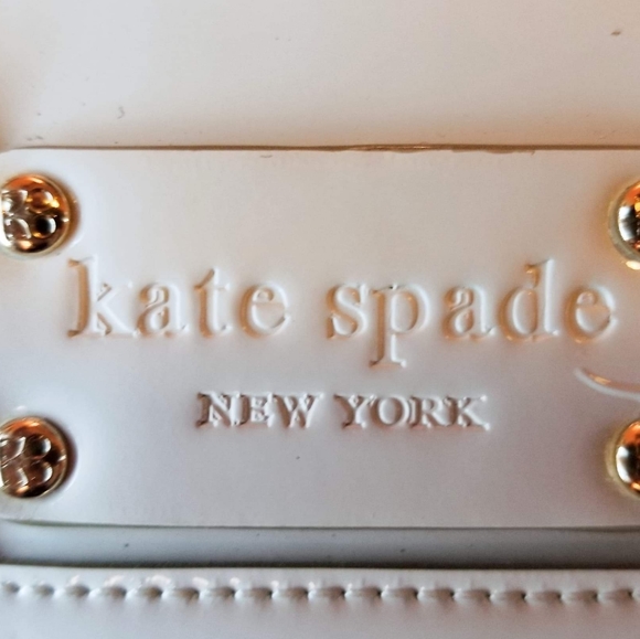 Kate Spade vintage white leather clutch - Picture 2 of 3